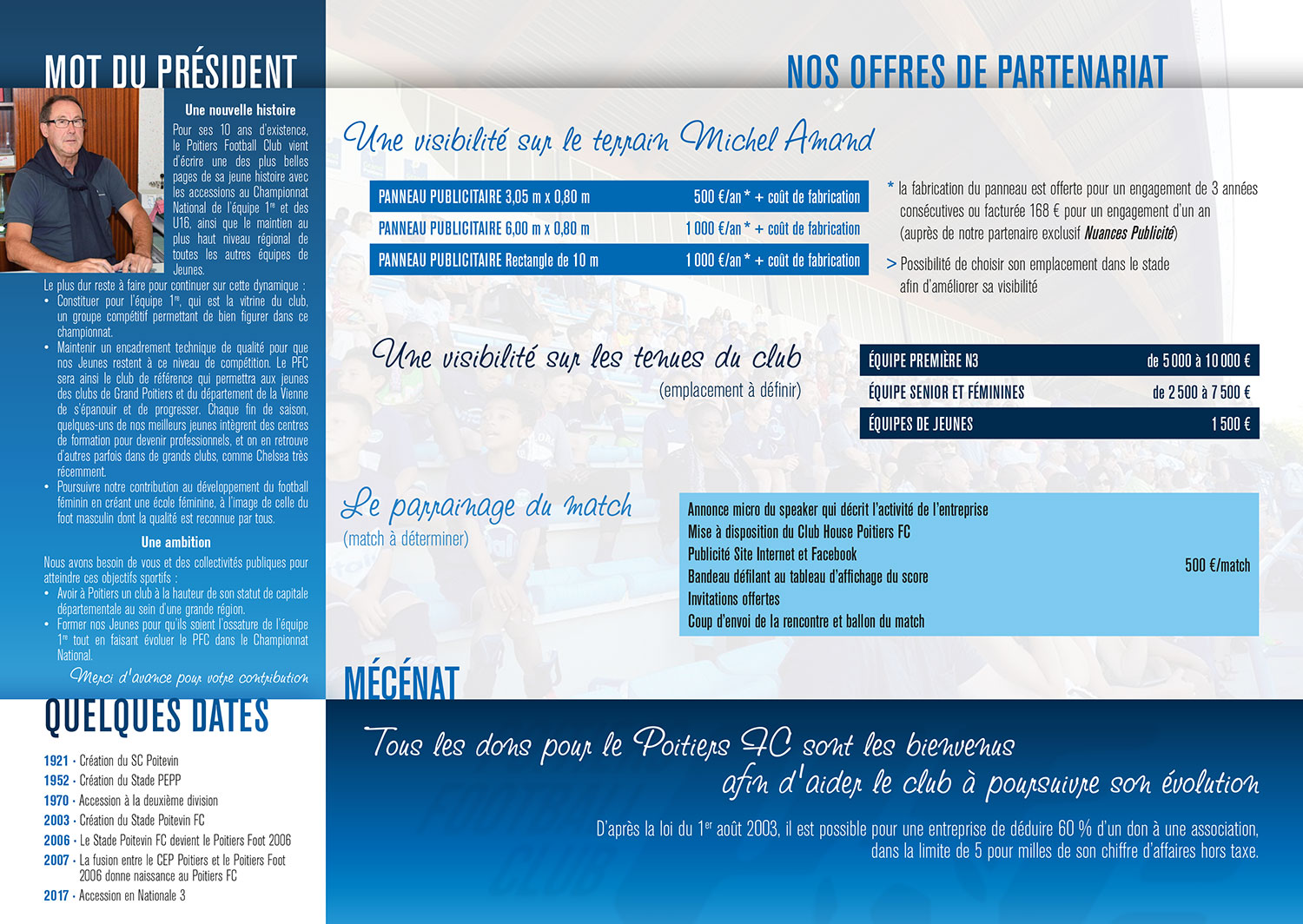 intérieur de la plaquette