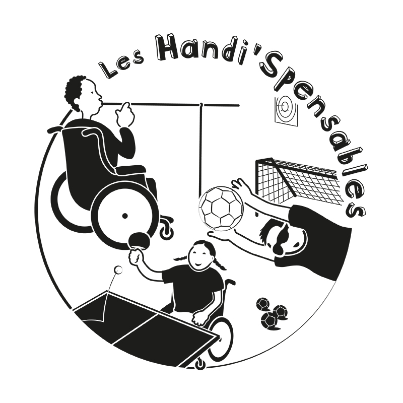 logo pour une section de handisport 'Handi'spensables'