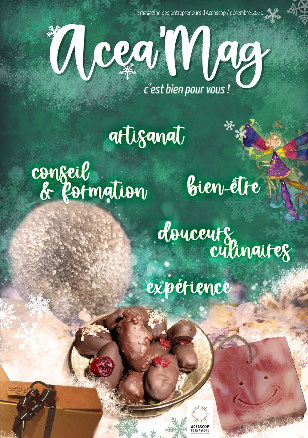 zoom sur la couverture du magazine