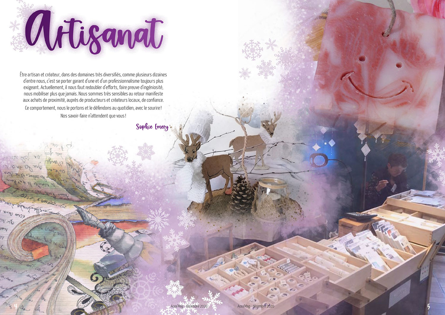 un exemple de double-page