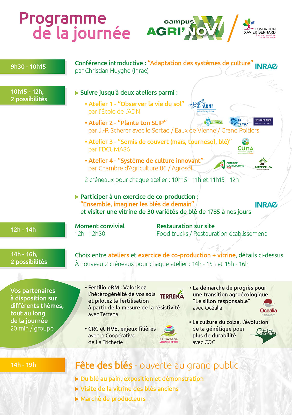 flyer-programme de la journée